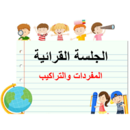 اللغة العربية بوربوينت مفردات وتراكيب درس (رسالة إلى والدي) للصف الأول