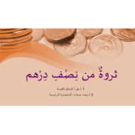 اللغة العربية بوربوينت النص التطبيقي (ثروة من نصف درهم) للصف الثاني