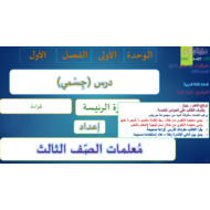 اللغة العربية بوربوينت درس (جسمي) لغير الناطقين بها للصف الثالث