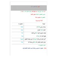 شرح درس المفعول له الفصل الدراسي الثالث الصف السابع مادة اللغة العربية