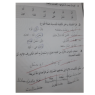 اللغة العربية كتاب النشاط (قصة مثلث ودائرة) للصف الثاني مع الإجابات