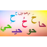 مراجعة حرف الحاء اللغة العربية الصف الأول - بوربوينت