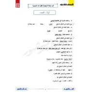 المراجعة النهائية للقواعد النحوية اللغة العربية الصف الثاني عشر