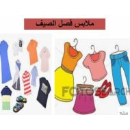 درس ملابس فصل الصيف لغير الناطقين بها اللغة العربية الصف الثالث - بوربوينت