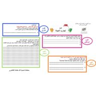 ورقة عمل درس من تجارب الحياة اللغة العربية الصف الثامن - بوربوينت