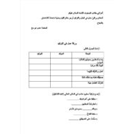 اللغة العربية ورقة عمل (التوكيد) للصف الثامن