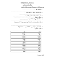 اللغة العربية ورقة عمل (الحلم قد يصبح واقعا) لغير الناطقين بها للصف التاسع