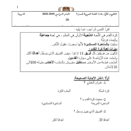 اللغة العربية ورقة عمل ألعاب الكرة لغير الناطقين بها للصف السادس مع الإجابات