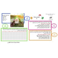 ورقة عمل النصوص حولنا 3 اللغة العربية الصف السابع - بوربوينت