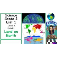 حل درس Land on Earth العلوم المتكاملة الصف الثاني - بوربوينت