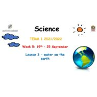 حل درس water on the earth العلوم المتكاملة الصف الثاني - بوربوينت