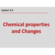 حل درس Chemical properties and Changes العلوم المتكاملة الصف السابع - بوربوينت