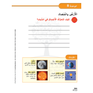 كتاب الطالب وحدة الأرض والفضاء الفصل الدراسي الثاني 2020-2021 الصف الثاني مادة العلوم المتكاملة
