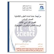 مراجعة عامة الموارد الطبيعية الصف السادس مادة العلوم المتكاملة