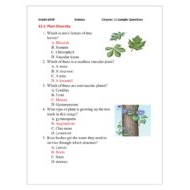 العلوم المتكاملة أوراق عمل (Chapter 13) بالإنجليزي للصف السادس مع الإجابات