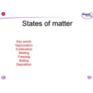 درس States of matter العلوم المتكاملة الصف السادس - بوربوينت