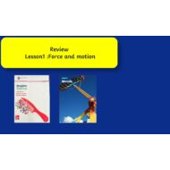 مراجعة Force and motion العلوم المتكاملة الصف الثالث - بوربوينت