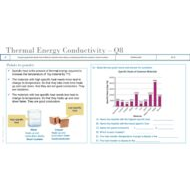 حل مراجعة Thermal Energy Conductivity & Solar Energy on Earth & Water in the atmosphere العلوم المتكاملة الصف السادس Inspire