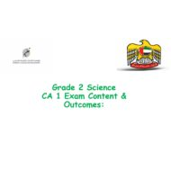 مراجعة Exam Content & Outcomes العلوم المتكاملة الصف الثاني - بوربوينت