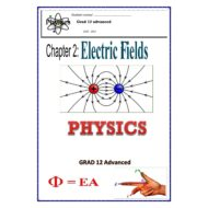 أوراق عمل Electric Fields الفيزياء الصف الثاني عشر متقدم