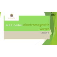 الفيزياء بوربوينت electromagnetic waves بالإنجليزي للصف الثاني عشر