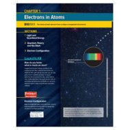 كتاب الطالب وحدة Electrons in Atoms الكيمياء الصف الثاني عشر الفصل الدراسي الأول