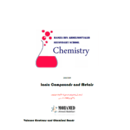 الكيمياء أوراق عمل (Ionic Compounds and metals) بالإنجليزي للصف الحادي عشر
