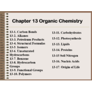 الكيمياء بوربوينت Organic Chemistry بالإنجليزي للصف الثاني عشر