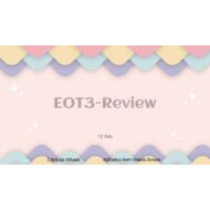 مراجعة عامة EOT3-Review اللغة الإنجليزية الصف الثاني عشر متقدم - بوربوينت
