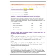 أوراق عمل مراجعة عامة اللغة الإنجليزية الصف الخامس Access