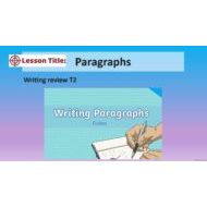 مراجعة Writing review اللغة الإنجليزية الصف التاسع - بوربوينت