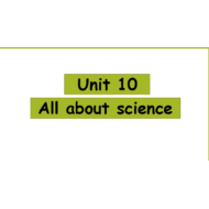 اللغة الإنجليزية مفردات الوحدة 10 (All about science) مع الصور للصف الخامس