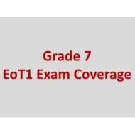 المراجعة النهائية Exam Coverage بالإنجليزي العلوم المتكاملة الصف السابع - بوربوينت