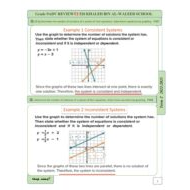 أسئلة هيكلة امتحان الرياضيات المتكاملة Reveal الصف التاسع متقدم