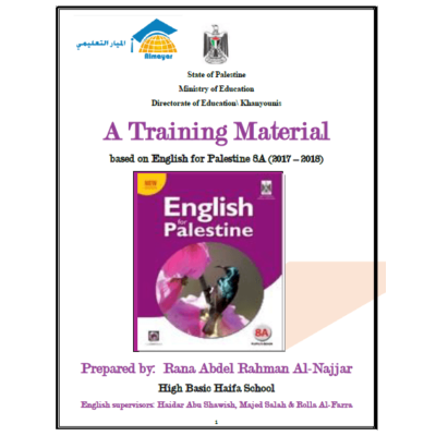 مادة تدريبية غير محلولة في اللغة الانجليزية للصف الثامن