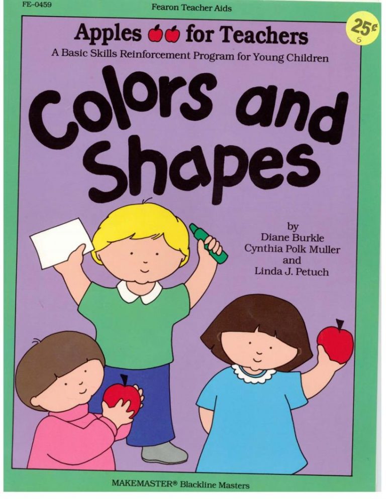 كتاب Apples for Teachers Colors and Shapes للاطفال