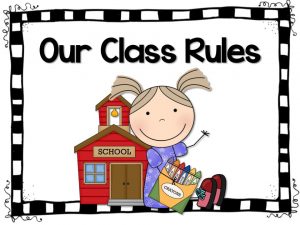 القوانين الصفية باللغة الانجليزية Our Class Rules