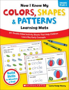 كتاب Now I Know My Colors Shapes and Patterns Learning mats