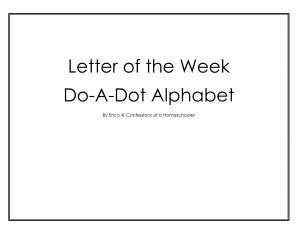 مذكرة Do-A-Dot Alphabet لتعليم الاطفال الحروف الانجليزية