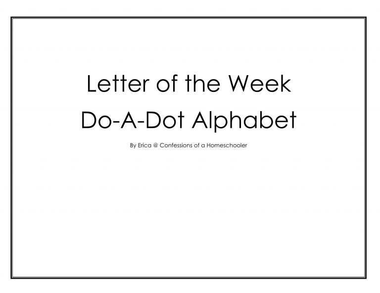 مذكرة Do-A-Dot Alphabet لتعليم الاطفال الحروف الانجليزية