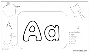 انشطة لتاسيس الاطفال بالحروف الانجليزية ABC alphabet