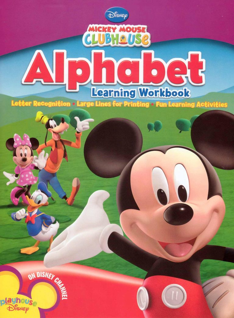 Alphabet Learning Workbook Mickey Mouse Clubhouse