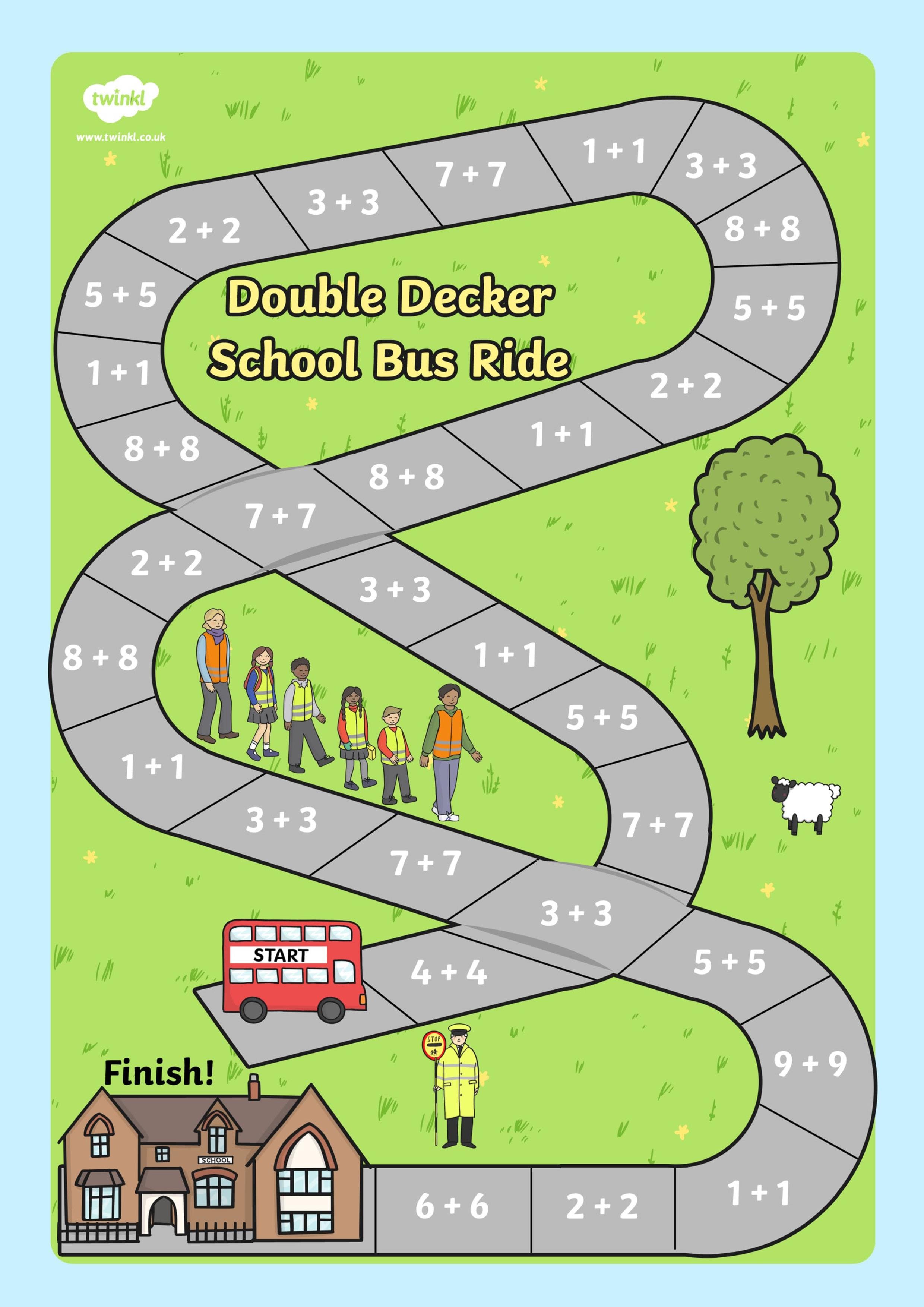 Double Decker School Bus Ride Game