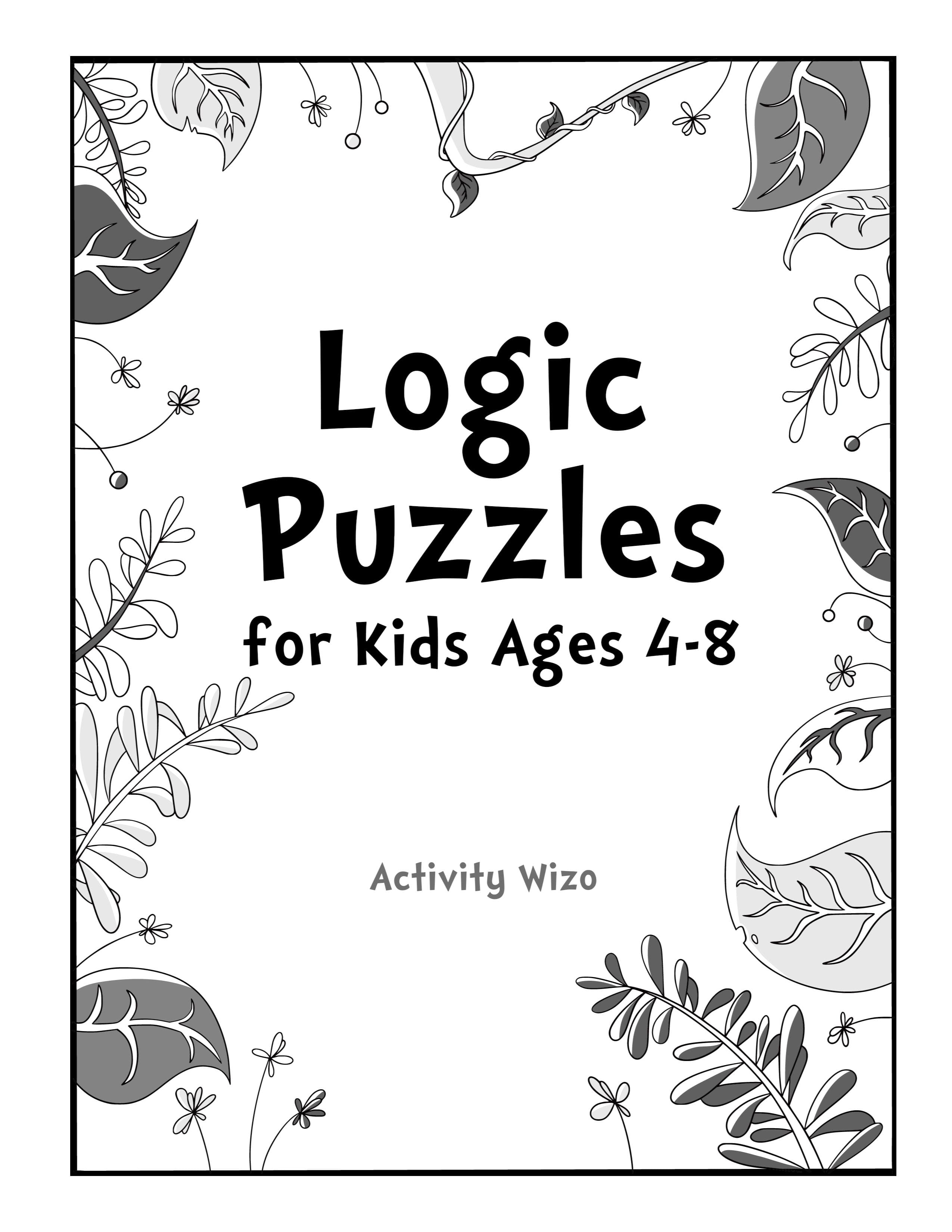كتاب Logic Puzzle انشطة ممتعة للاطفال باللغة الانجليزية