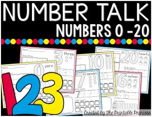 Number Talks 1 for Numbers 0-20 Activity For Kids