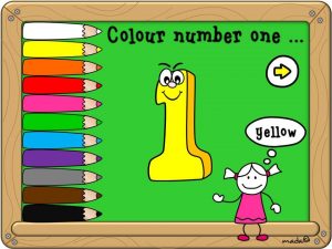 بوربوينت Colours and Numbers With Sound للاطفال بطريقة ممتعة