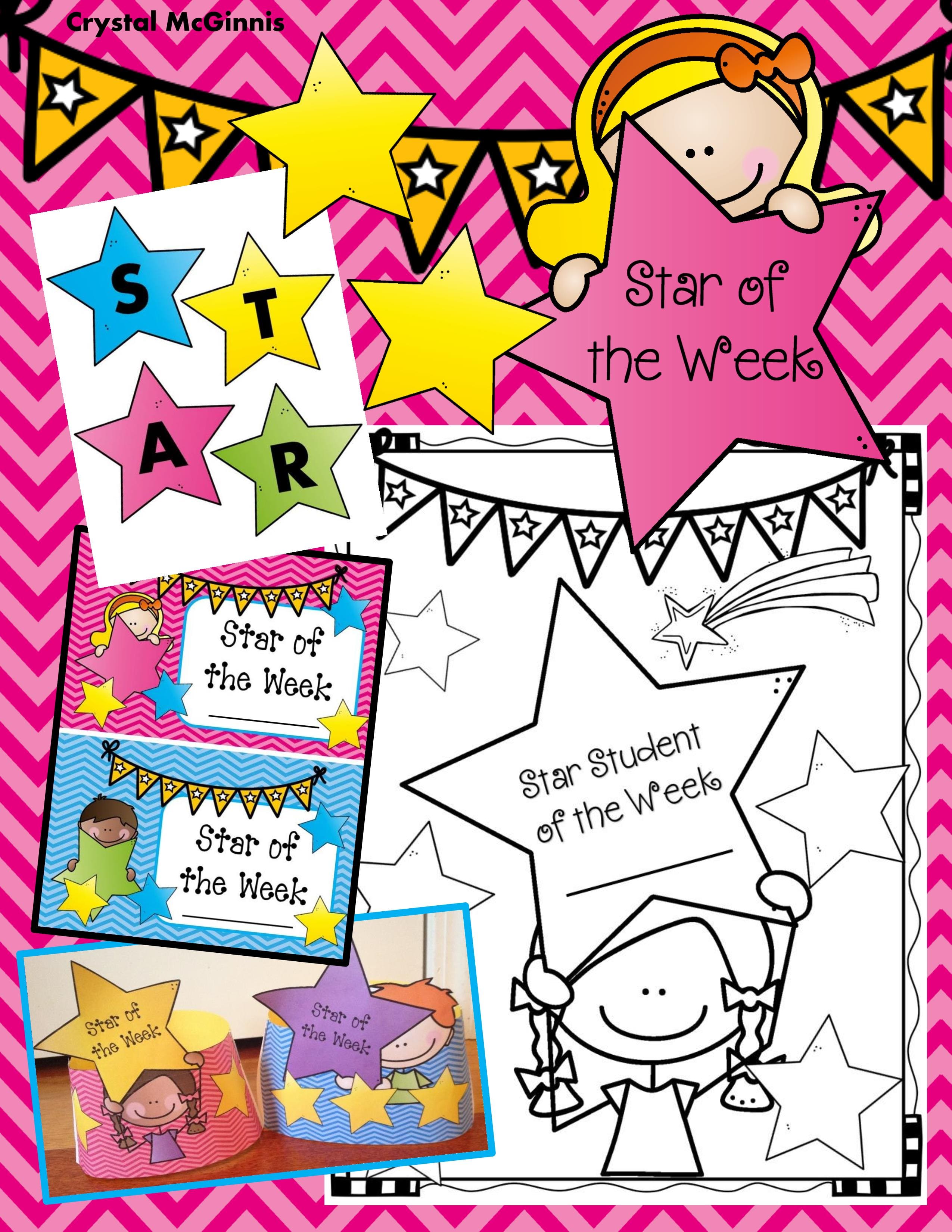 Star Student of the Week For Kindergarten