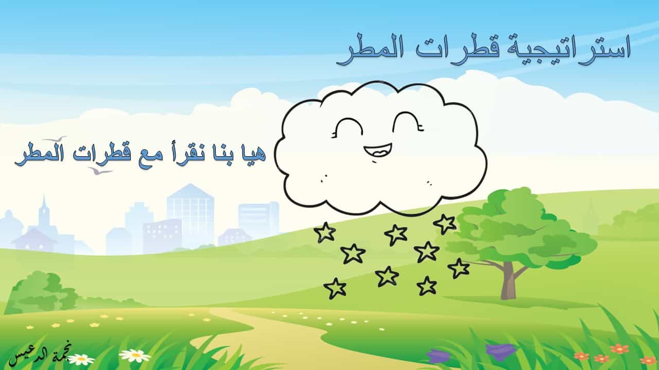 قطرات المطر