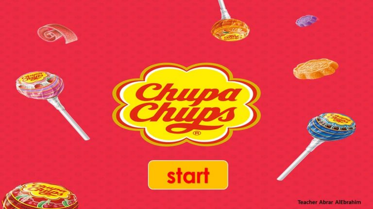 لعبة chupa chups قالب بوربوينت مفرغ يتناسب مع المرحلة التأسيسية