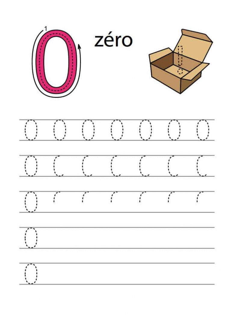 أوراق عمل كتابة الأرقام الإنجليزية المنقطة لتعليم الأطفال